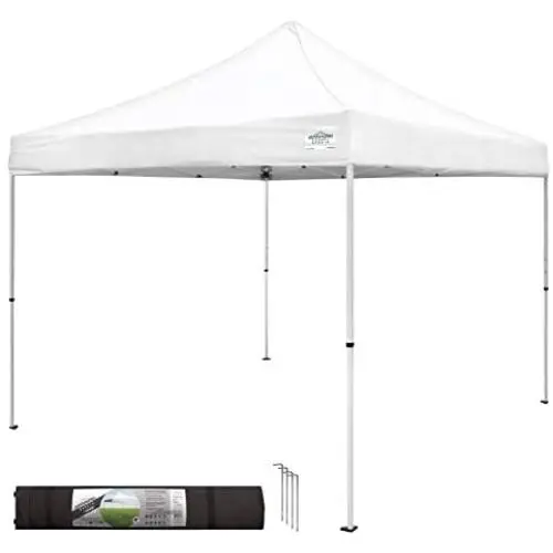 Caravan Canopy M-Series 2 Pro 10 X 10 Foot Straight Leg Canopy Kit, White Caravan Canopy M-Series 2 Pro 10 X 10 Foot Straight Leg Canopy Kit, White