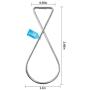 [100Pack] Ceiling Hook Clips，T-bar Squeeze Hangers Clips Drop Ceiling Clips for Office, Classroom, Home and Wedding Decoration