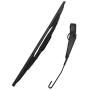Complete Set Metal Rear Wiper Arm + Blade + Cap For Dodge Caravan Chrysler Town & Country 2008-2015