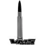 VMS Racing 50 Cal Caliber GUNMETAL BLACK TIP BULLET ANTENNA in Heavy Gauge Billet Aluminum Short Compatible with Dodge Ram 1500 2500 3500 1994-2008 VMS Racing 50 Cal Caliber GUNMETAL BLACK TIP BULLET ANTENNA in Heavy Gauge Billet Aluminum Short Compatible with Dodge Ram 1500 2500 3500 1994-2008