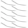Prettyia 100Pcs Portable Silver Metal Blindstitch Sewing Machine Needles LW6T Prettyia 100Pcs Portable Silver Metal Blindstitch Sewing Machine Needles LW6T