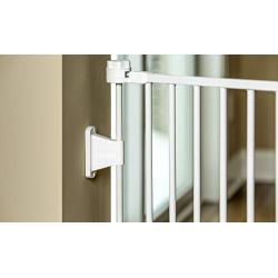 Regalo 76 Inch Super Wide Configurable Baby Gate, 3-Panel, Includes Wall Mounts and Hardware