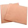 VGSEBA Genuine Pure Copper Leaf Sheets - 100 Pieces Imitation Gold Foil Paper for Handcrafts Decorations 6.3'' x 6.3'', 25 Sheets per Booklet, 4 Booklets