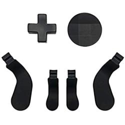 Elite Controller Replacement Parts, Xbox One Elite Series 2 Accessories, Elite Series 2 Kit, Metal 4 Paddles and 2 D-Pads for Xbox Gaming Accessories (Black)