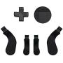 Elite Controller Replacement Parts, Xbox One Elite Series 2 Accessories, Elite Series 2 Kit, Metal 4 Paddles and 2 D-Pads for Xbox Gaming Accessories (Black) Elite Controller Replacement Parts, Xbox One Elite Series 2 Accessories, Elite Series 2 Kit, Metal 4 Paddles and 2 D-Pads for Xbox Gaming Accessories (Black)