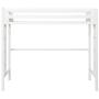New Premium Deluxe Twin Metal Loft Bed in White Color