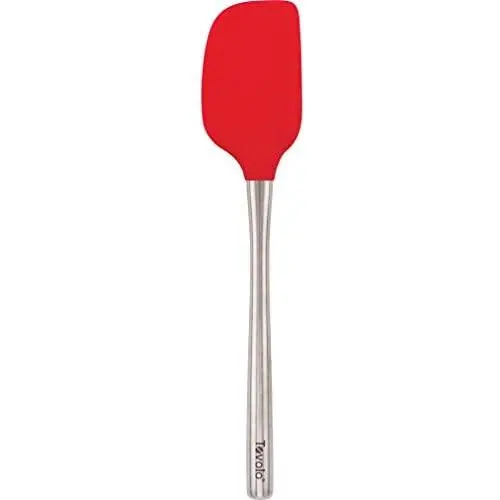 Tovolo Flex-Core Stainless Steel Handled Spatula, Removable Head, Heat Resistant, Candy Apple Red Tovolo Flex-Core Stainless Steel Handled Spatula, Removable Head, Heat Resistant, Candy Apple Red