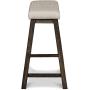 New Classic Furniture Derby Counter Table & 4 Stool Set, Chocolate
