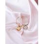 invisawear Smart Jewelry - Personal Safety Device - Silver Expandable Bracelet