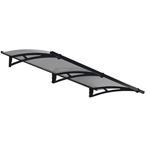 Palram HG9511 Aquila Door Awning, 7 L x 3 W x 6.5'' H, Gray/Solar Gray Palram HG9511 Aquila Door Awning, 7 L x 3 W x 6.5'' H, Gray/Solar Gray