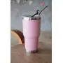 StrawPanda Metal Straws Variety Pack of Six Straws Boba, Long and Regular Sized Reusable Drinking Straws with cleaning brushes and StrawPanda carrying case