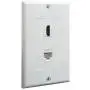 Yomyrayhu HDMI and Cat6 Ethernet RJ45 Wall Plate for HDTV