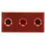 JVSISM Metal Beam Middle Beam Parts Suitable for WPL C14 C24 B14 B24 B16 1/16 4WD 6 Truck RC Model Car Red