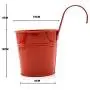 Hanging Flower Pots (10pcs), Balcony Garden Plant Planter Metal Iron Mini Flower Seedlings Brigade Fence Bucket Pots Hanger Planter for Home Decor Hanging Flower Pots (10pcs), Balcony Garden Plant Planter Metal Iron Mini Flower Seedlings Brigade Fence Bucket Pots Hanger Planter for Home Decor