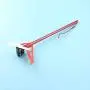 #N/V Xk K130 Metal Tail Parts Tail Pipe Remote Control Aircraft Tail Motor Assembly Red Accessories Parts #N/V Xk K130 Metal Tail Parts Tail Pipe Remote Control Aircraft Tail Motor Assembly Red Accessories Parts