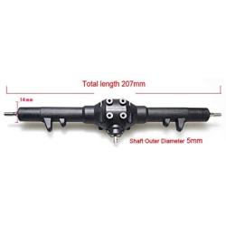 Wltoys 12428 12423 Rear Axle Gearbox Rc Car Parts Metal Differential for 1/12 Rc Fy-01 Fy-02 Fy-03 Upgraded Parts