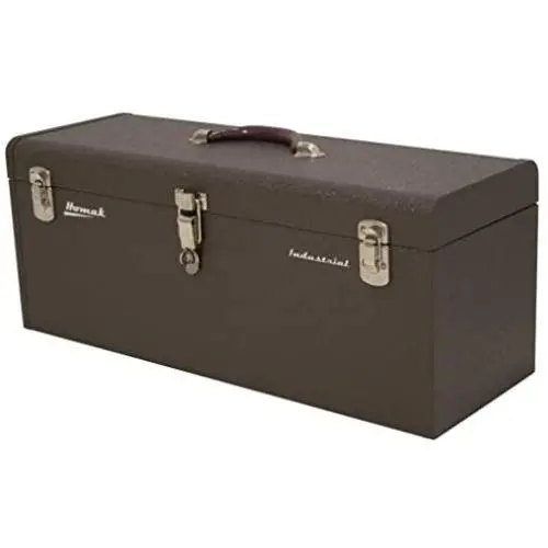 Homak 20-Inch Industrial Steel Toolbox, Brown Wrinkle Powder Coat, BW00200200 Homak 20-Inch Industrial Steel Toolbox, Brown Wrinkle Powder Coat, BW00200200