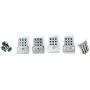 Katigan 4Pcs RC Car Metal Shock Tower Bracket Kits Shock Sbsorbers Extension Seatfor 1/16 WPL C-14/C-14K/C-24/C-24K Truck Off Road Car Parts