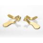 TOMSIN Metal D-Pads and Paddles for Xbox Elite Controller Series 2, Stainless Steel Replacement Parts Compatible with Xbox Elite Wireless Controller (Gold)