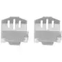RC Chassis Armors Set, Stainless Steel Chassis Armors Protection Skid Plate for Traxxas TRX-4 82056-4 RC Car Upgrade Part(Silver)