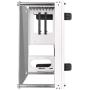 Thermaltake Core P3 ATX Tempered Glass Gaming Computer Case Chassis, Open Frame Panoramic Viewing, White Edition, CA-1G4-00M6WN-05,Snow