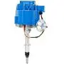 A-Team Performance HEI Complete Distributor 65K Coil Compatible With AMC/Jeep Straight 6 232 3.8L & 258 4.2L One Wire Installation Blue Cap
