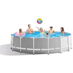 Intex Round Prism Frame Pool Set | 15ft x 48'' | 26725EH model