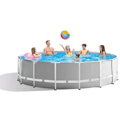 Intex Round Prism Frame Pool Set | 15ft x 48'' | 26725EH model Intex Round Prism Frame Pool Set | 15ft x 48'' | 26725EH model