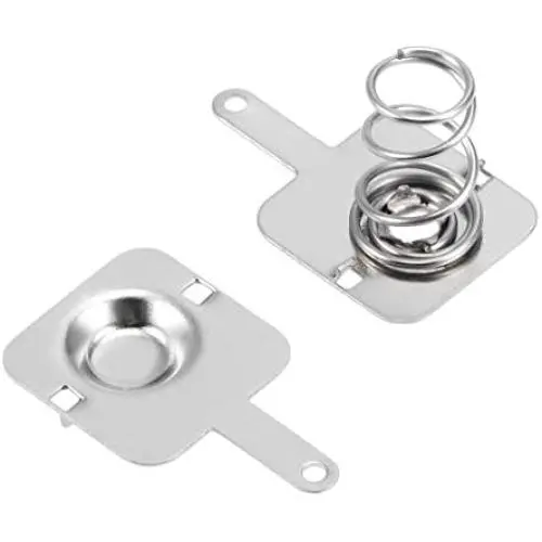 uxcell 20 Pairs AA Battery Positive Negative Conversion Spring Contact Nickeling Plate 11.28mmx11.5mm uxcell 20 Pairs AA Battery Positive Negative Conversion Spring Contact Nickeling Plate 11.28mmx11.5mm