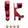 Ky-RC 1 Set Aluminum Alloy Metal Upgrade Chassis Parts Kit for Traxxas Slash 4x4 1/10 RC Car Truck Parts Accessories W001 (Red)