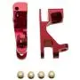 Ky-RC 1 Set Aluminum Alloy Metal Upgrade Chassis Parts Kit for Traxxas Slash 4x4 1/10 RC Car Truck Parts Accessories W001 (Red)