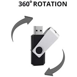 KEXIN Bulk USB Drive 100 Pack 128MB USB Flash Drive Flash Drive Thumb Drive Bulk Flash Drives Swivel USB 2.0