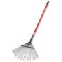 Bully Tools 92312 Leaf and Thatching Rake with Fiberglass Handle and 24 Spring Steel Tines