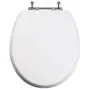 TOPSEAT TinyHiney Potty Round Toilet Seat, Adult/Child, w/Chromed Metal Hinges (White) TOPSEAT TinyHiney Potty Round Toilet Seat, Adult/Child, w/Chromed Metal Hinges (White)