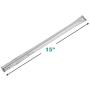 EasiBBQ 6 Pack Heat Plate Shields Flame Tamers, Stainless Steel Pipe Burner Tubes Replacement Parts for Nexgrill 720-0882A, 720-0896, 720-0896B, 720-0896C, 720-0925 Grills