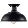 HMVPL Semi Flush Mount Ceiling Light Fixture, Farmhouse Black Close to Ceiling Lighting Industrial Decor Lamp for Kitchen Island Bedroom Living Room Foyer Hallway Entryway Office Closet HMVPL Semi Flush Mount Ceiling Light Fixture, Farmhouse Black Close to Ceiling Lighting Industrial Decor Lamp for Kitchen Island Bedroom Living Room Foyer Hallway Entryway Office Closet
