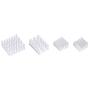 Enokay Raspberry Pi 4 Model B 4B Heat Sink Heatsink Heatsinks Set(Set of 2)(White)