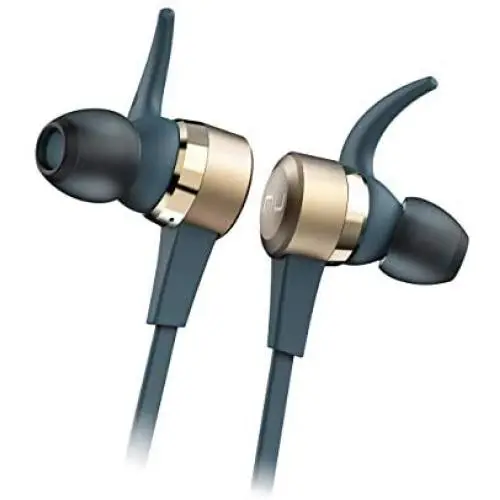 NuForce BE Live5 Wireless Audiophile Earphones with 8h Battery Life, AAC + aptX, Large 8mm Driver for deep Bass, New Innovative Battery Design and Aluminum housing (Gold) NuForce BE Live5 Wireless Audiophile Earphones with 8h Battery Life, AAC + aptX, Large 8mm Driver for deep Bass, New Innovative Battery Design and Aluminum housing (Gold)