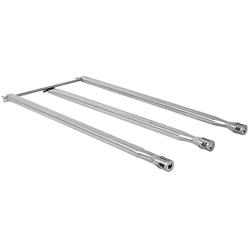 BBQ-Toro Stainless Steel Burner Tube Set | Burner Tubes for Weber Genesis 1000 to 5500, Genesis Gold and Platinum (pre-2002), and Platinum I and II | Free Bonus Meat Thermometer