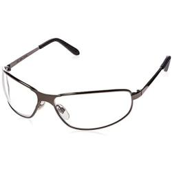 Honeywell Tomcat Safety Glasses, Scratch-Resistant, Wraparound, Gun Metal