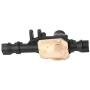 Drfeify Rear Axle Housing, 1/10 RC Metal Front Rear Axle Housing Cover Rear Axle Housing Compatible with Traxxas TRX4(Black)