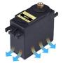 Miuzei 10 Pcs MG996R Servo Motor Metal Gear Torque Digital Motor Kit for RC Airplane Model Car Helicopter Boat Robot AVR Toys Drone Arduino