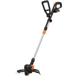 Worx WG170.2 GT Revolution 20V PowerShare 12'' Grass Trimmer/Edger/Mini Mower 2.0Ah Battery and Charger Included,Black and Orange