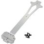 F Fityle Upgrade Metal Spare Parts Second Floor Plate for 1:12 WLtoys 124018 124019 4WD RC Model Car Buggy Crawler Replacement Accessories - Silver