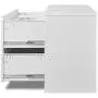 Bonnlo Lateral File Cabinet Lockable with 2 Drawers, White Bonnlo Lateral File Cabinet Lockable with 2 Drawers, White