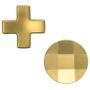TOMSIN Metal D-Pads and Paddles for Xbox Elite Controller Series 2, Stainless Steel Replacement Parts Compatible with Xbox Elite Wireless Controller (Gold)