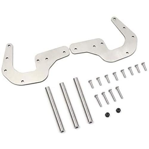 RC Front Bumper Metal Armor,Anti-Collision Stainless Steel Front Bumper Set Fits for LOSI LMT 4WD Solid Axle Monster Truck Upgrade Part