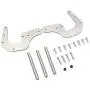 RC Front Bumper Metal Armor,Anti-Collision Stainless Steel Front Bumper Set Fits for LOSI LMT 4WD Solid Axle Monster Truck Upgrade Part
