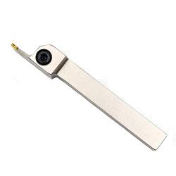 OSCARBIDE 1/2'' Heavy Duty Indexable Grooving Parting Holder Nickel Plated QA08R-20 Right -Hand Lathe Cut Off Tool with Carbide Insert GTN-2, 1 Piece