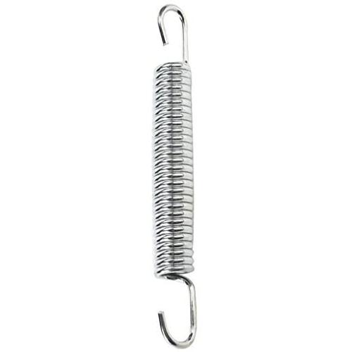 Trampoline Springs, Set of 10 Stretchable Pull Double Hook Replacement Springs, Easy Install Metal Rust Resistant & Long-Lasting Springs